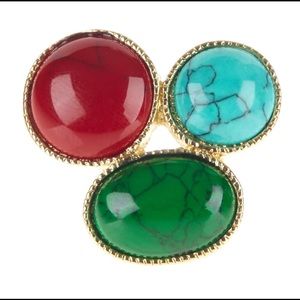 T&J Designs Jewelry - Turquoise trio stone ring T&J Designs Jewelry - Turquoise trio stone ring